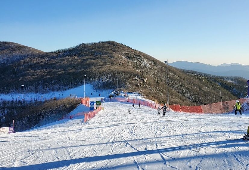 韓国　スキー場