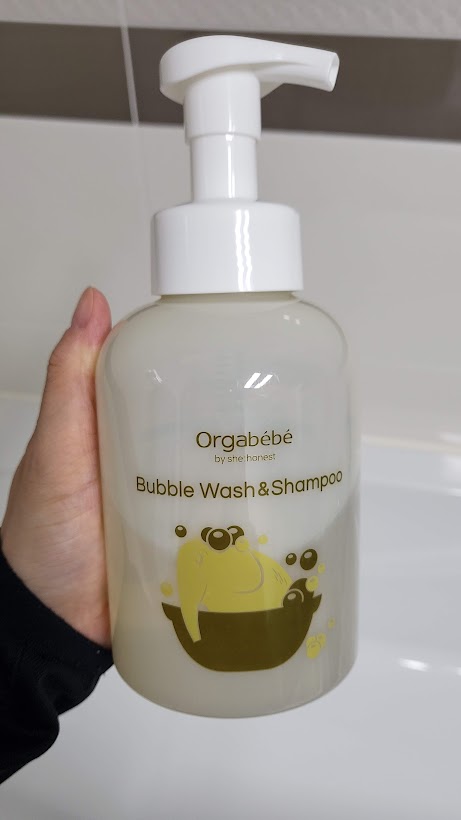 OrgabebeのBubble Wash＆Shampoo(500㎖)